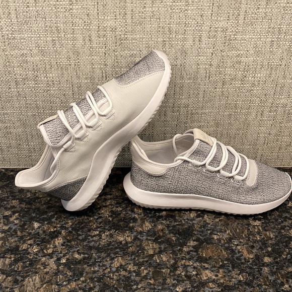 Adidas Ortholite Tubular Shadow Men’s size US 9 gray and white lace up sneaker - Picture 2 of 8